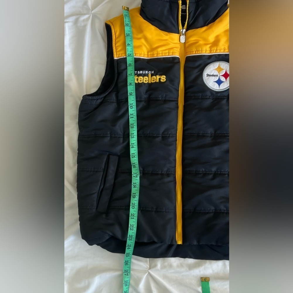 Pittsburgh Steelers NFL Team Apparel Football Vest - Picture 7 of 14